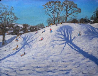 Zwei Baumschatten, Bolehill, Wirksworth