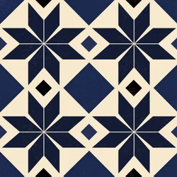 Blaue spanische Fliese, 2018