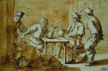 In der Bar, 1633