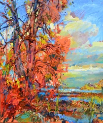 Lebendige Herbstlandschaft
