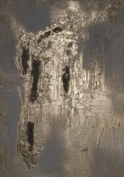 Metallisches Grunge-Abstrakt
