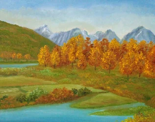 Goldenes Herbsttal