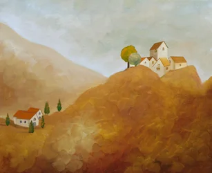 Charmantes Dorf am Hang