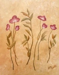 Rosa rustikale Blumen
