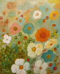 Lebendige Wiesenblumen