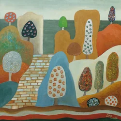 Verspielte Baumlandschaft