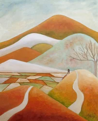 Gewundene Pfadreise