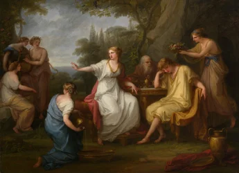 Der Kummer des Telemachos, 1783.