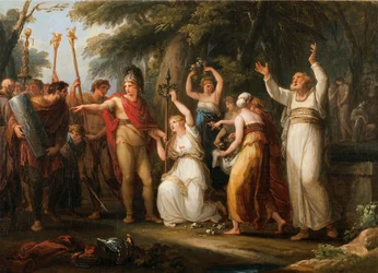 Thusnelda krönt Hermann, 1785