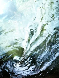Flüssige Wasserspirale