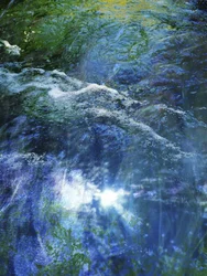 Sonniger rauschender Bach