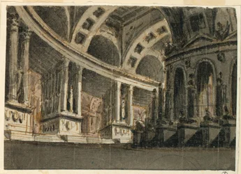 Bühnenbild, Palastinterieur