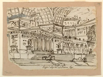 Bühnenbild, Königspalast im klassischen Stil