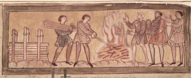 Erwärmen und Schmieden, ca. 1030