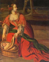 Vierfacher doppelseitiger Paravent, ca. 1700