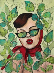 Retro Botanischer Stil