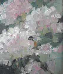 Sanfte Blumenimpression