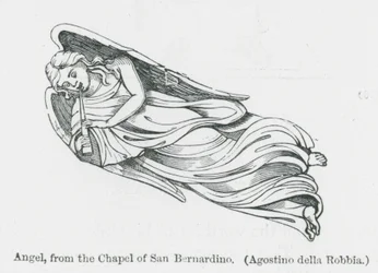 Engel, aus der Kapelle von San Bernardino