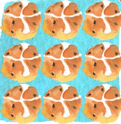 Heiße Kreuzbrötchen