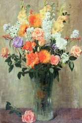 Ein altmodischer Blumenstrauß