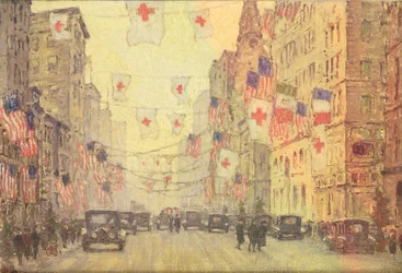 Fifth Avenue im Winter des Waffenstillstands