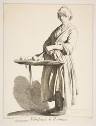 Apfelverkäufer, 1746
