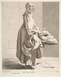 Salatverkäufer, 1742
