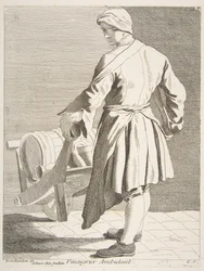 Wandernder Essigverkäufer, 1738