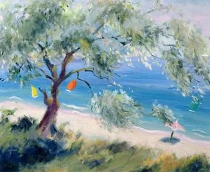 Blick auf einen Strand