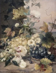 Rosen und Trauben