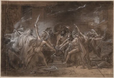 Der Eid der sieben Häuptlinge gegen Theben, ca. 1800