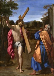 Christus erscheint dem heiligen Petrus auf der Via Appia