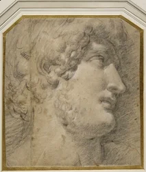 Kopf des Kaisers Gallienus (oder Hadrian), nach der Antike