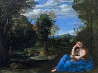 Landschaft mit reuiger Magdalena