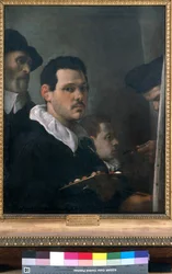 Selbstporträt mit anderen Figuren, um 1593