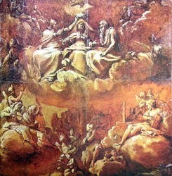 Studie für die Krönung der Jungfrau - Annibale Carracci