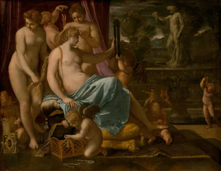 Venus von den Grazien geschmückt