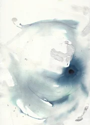 Ätherische blaue Wäsche