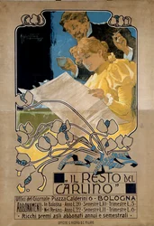 Werbeplakat für „Il resto del Carlino“