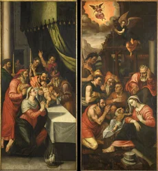 Flügel des Altars mit der Beschneidung
