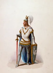 Charakter aus der Oper Lohengrin von Wagner