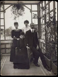 Dagmar von Dänemark (1847-1928) - Michel Alexandrovitch von Russland (1878-1918) - Alexandra von Dänemark (1844-1925) und Prinzessin Victoria - Kaiserinwitwe Maria Fjodorowna, Großfürst Michael Alexandrowitsch, Königin Alexandra von Großbritannien