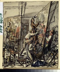 In einem Künstleratelier