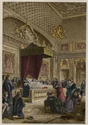 Tod von Ludwig XIV. in Versailles, 1. September