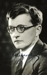 Dmitri Schostakowitsch - Porträt des Komponisten Dmitri Schostakowitsch (1906-1975), Anonym
