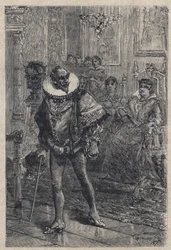 Don Gaspare von Aversa, Graf von Procida - Gravur aus 