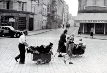 Frankreich Juni 1940: Exodus der Bevölkerung an der Porte d