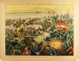 Front der Karpaten (1914) - Die Schlacht der Karpatenpässe von Anonym