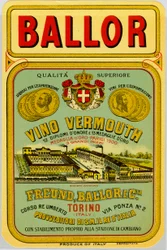 Werbung für italienischen Wermut, Ende des 19. Jahrhunderts