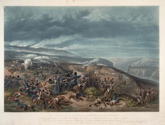 Die Schlacht von Inkerman am 5. November 1854